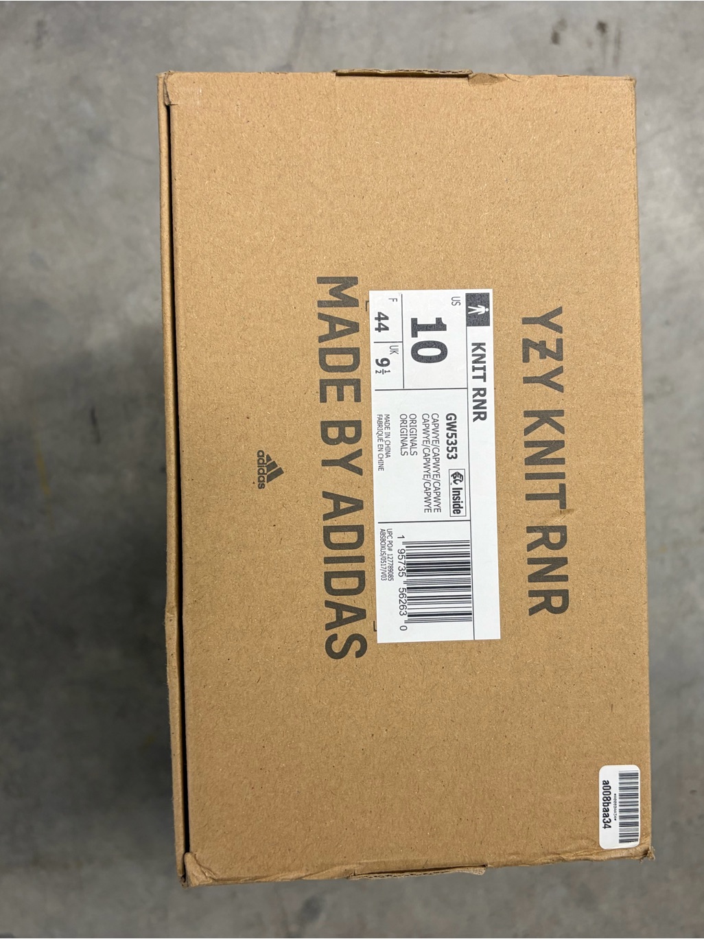 Adidas Yzy Knit Rnr &acirc;Sulfur&acirc;